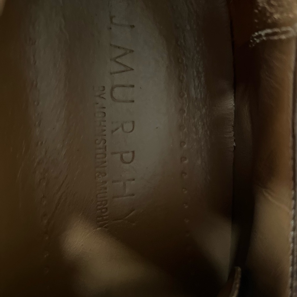 J Murphy by Johnston&Murphy Brown Leather Size 12M Lace Up Shoes - Picture 9 of 16